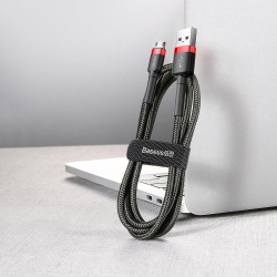 Καλώδιο Data Baseus CAMKLF-C91 Cafule Series USB  to MicroUSB 2m Red/Black