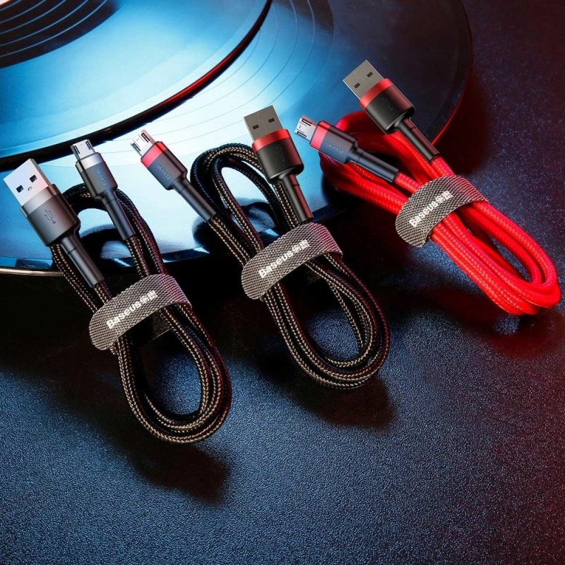 Καλώδιο Data Baseus CAMKLF-C91 Cafule Series USB  to MicroUSB 2m Red/Black