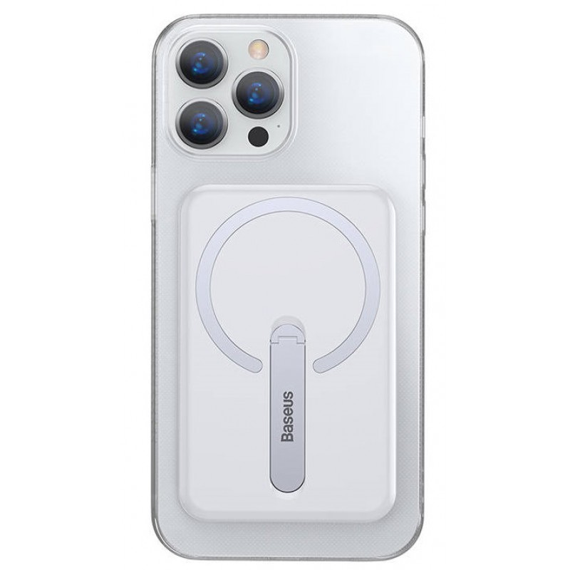 Θήκη Baseus Crystal Magnetic Glass Case with Bracket Apple iPhone 13 Pro (6.1") Transparent