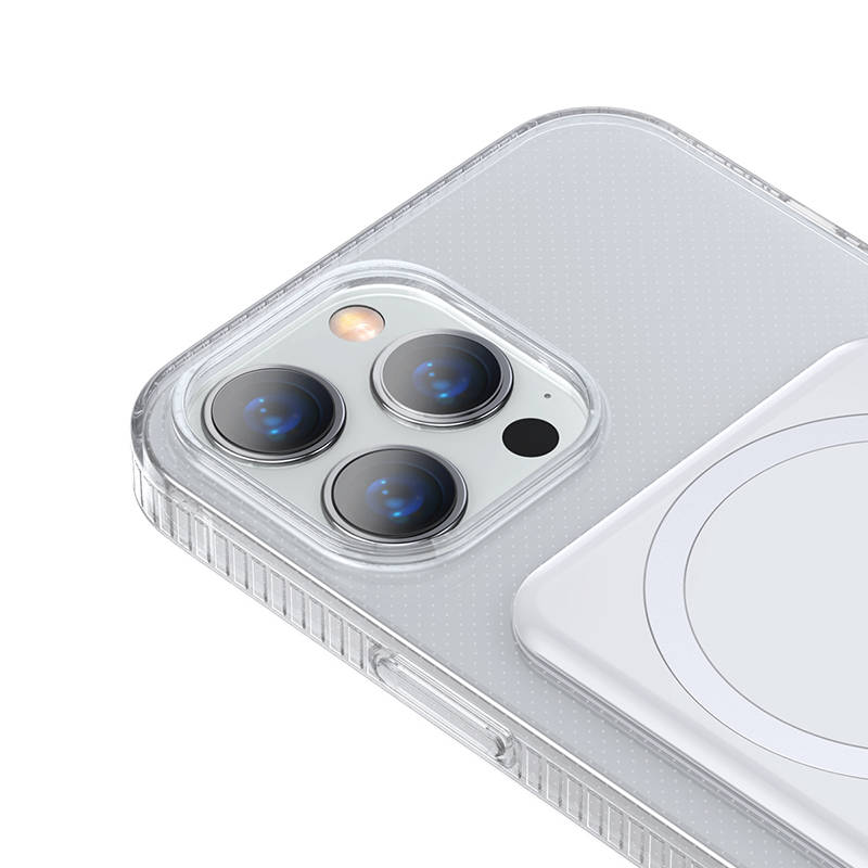 Θήκη Baseus Crystal Magnetic Glass Case with Bracket Apple iPhone 13 Pro (6.1") Transparent