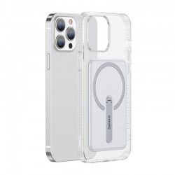 Θήκη Baseus Crystal Magnetic Glass Case with Bracket Apple iPhone 13 Pro (6.1") Transparent