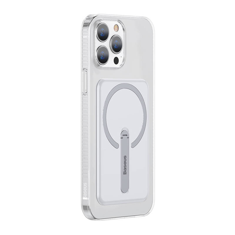 Θήκη Baseus Crystal Magnetic Glass Case with Bracket Apple iPhone 13 Pro (6.1") Transparent