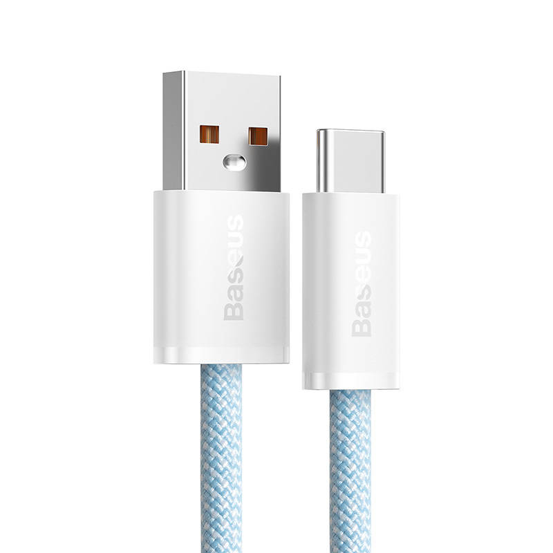 Καλώδιο Φόρτισης Baseus Dynamic Series Cable USB-C male-USB-A male 100W 2m Blue (CALD000703)