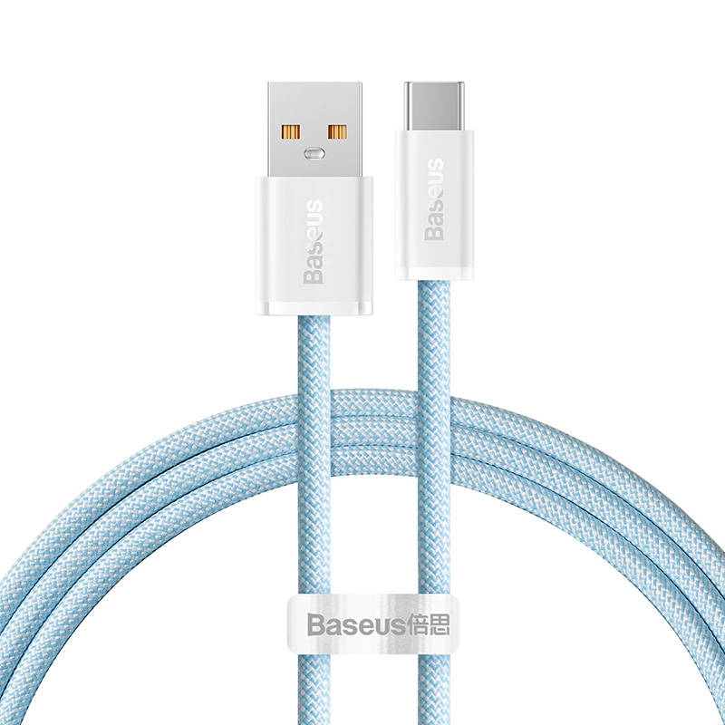 Καλώδιο Φόρτισης Baseus Dynamic Series Cable USB-C male-USB-A male 100W 2m Blue (CALD000703)