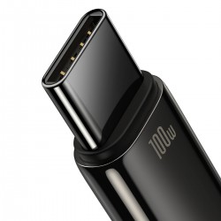 Καλώδιο Φόρτισης Baseus Cable Tungsten USB to USB-C Super Charge 100W 2m Black (CAWJ000101) Black