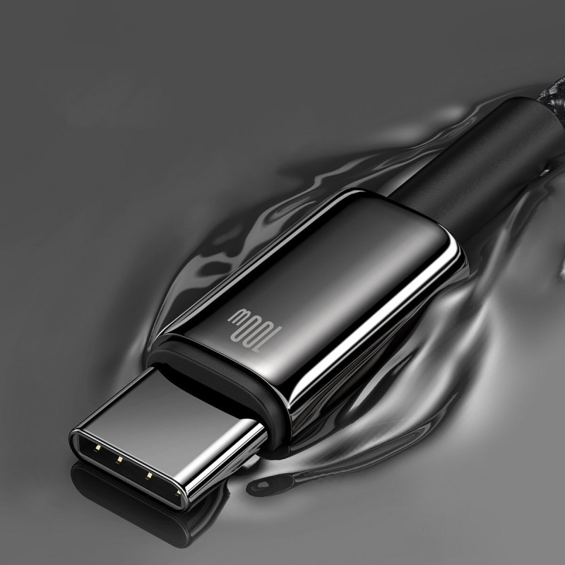 Καλώδιο Φόρτισης Baseus Cable Tungsten USB to USB-C Super Charge 100W 2m Black (CAWJ000101) Black