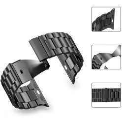 Ανταλλακτικό λουράκι QuickFit Tech-Protect Stainless Apple Watch 1/2/3/4/5/6/SE/7/8/Ultra (42/44/45/49mm) Black