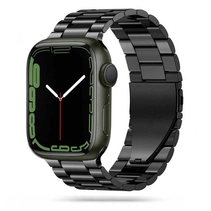 Ανταλλακτικό λουράκι QuickFit Tech-Protect Stainless Apple Watch 1/2/3/4/5/6/SE/7/8/Ultra (42/44/45/49mm) Black