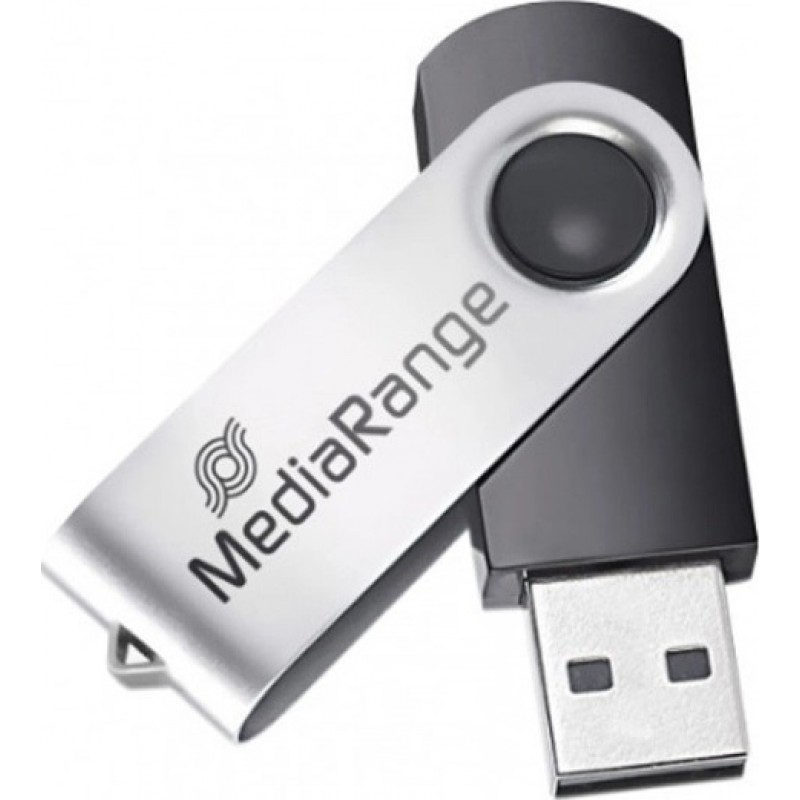 MediaRange Pendrive MR910 16GB USB 2.0 Black/Silver