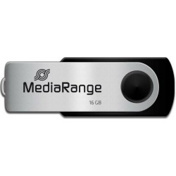 MediaRange Pendrive MR910 16GB USB 2.0 Black/Silver