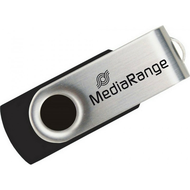 MediaRange Pendrive MR910 16GB USB 2.0 Black/Silver