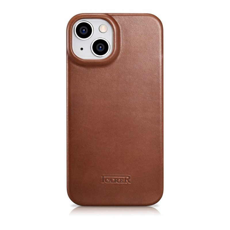 Θήκη iCarer Leather Wallet Apple iPhone 14 (6.1″) Brown