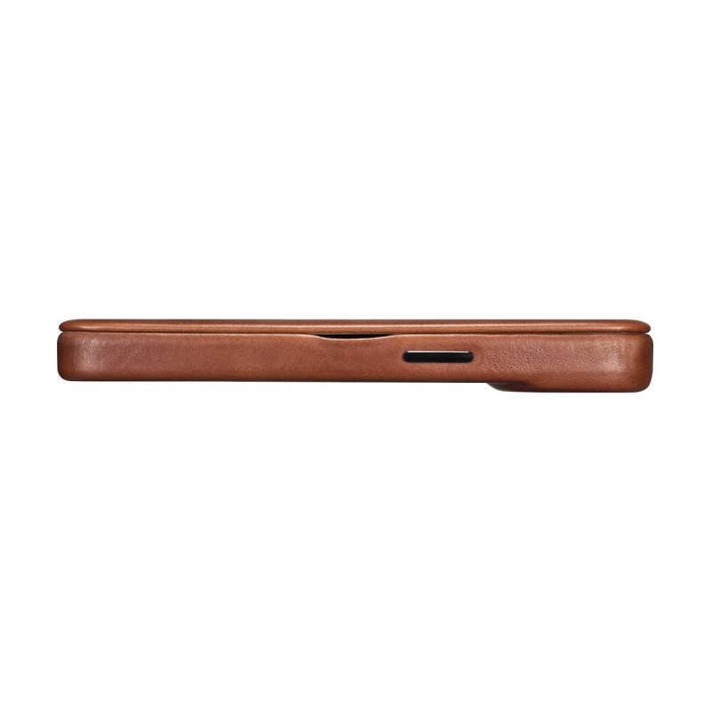 Θήκη iCarer Leather Wallet Apple iPhone 14 Pro (6.1″) Brown