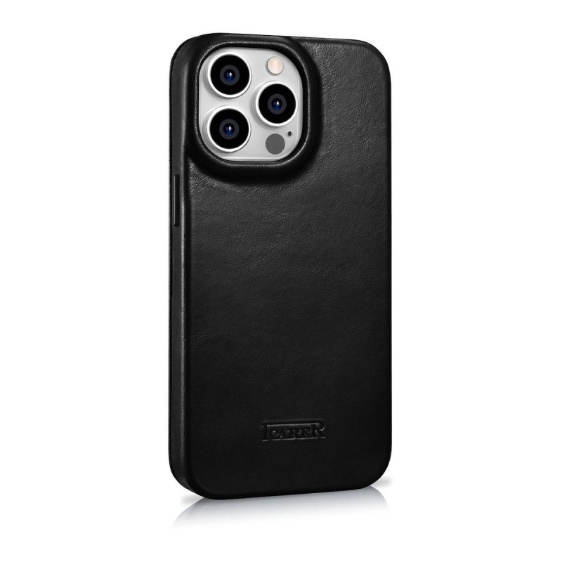 Θήκη iCarer Leather Wallet Apple iPhone 14 Pro (6.1″) Black
