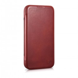 Θήκη iCarer Leather Wallet Apple iPhone 14 Pro (6.1″) Red