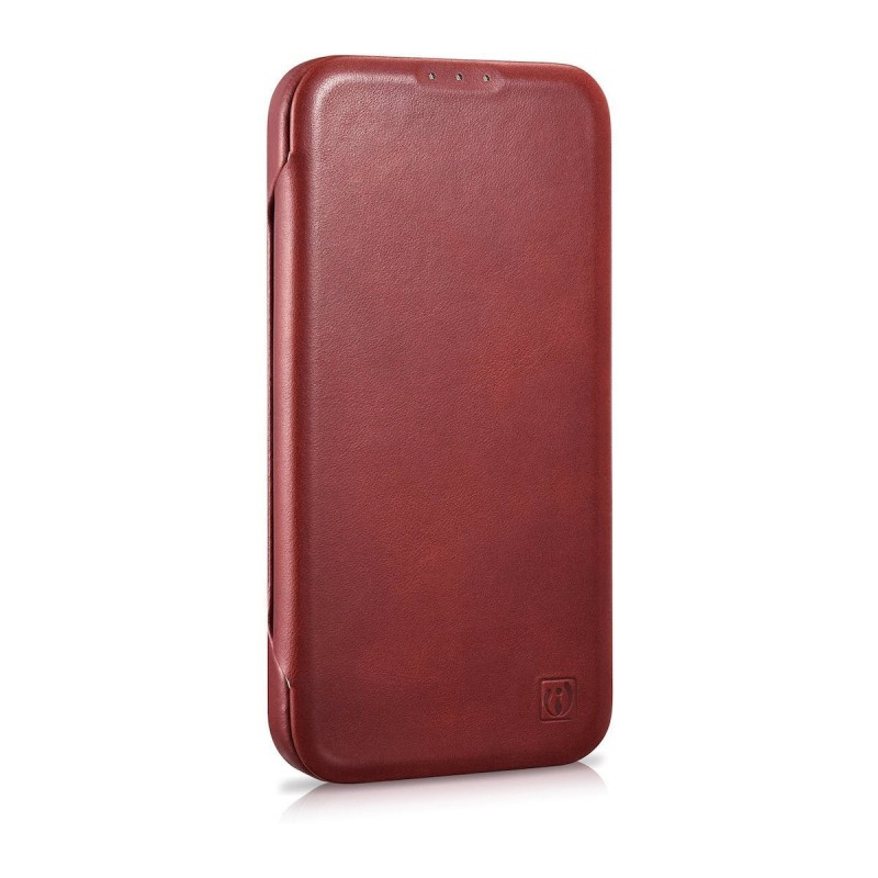 Θήκη iCarer Leather Wallet Apple iPhone 14 Pro (6.1″) Red