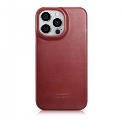 Θήκη iCarer Leather Wallet Apple iPhone 14 Pro (6.1″) Red