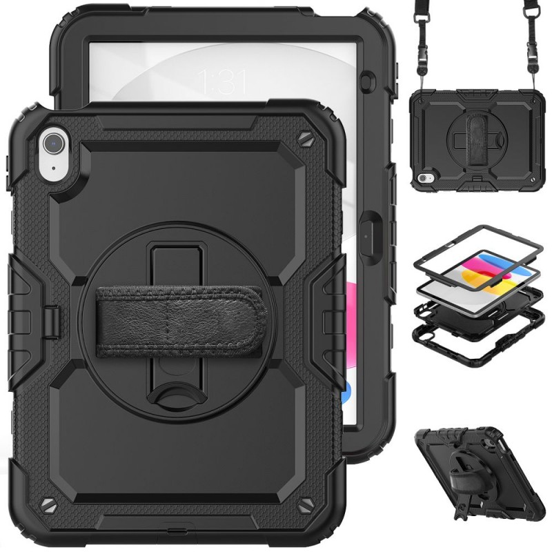 Θήκη Solid360 with Pen Holder Apple iPad 10.9" (2022) Black