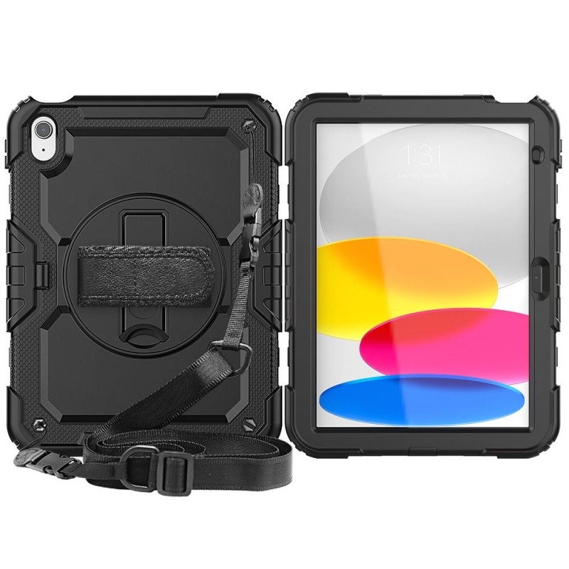Θήκη Solid360 with Pen Holder Apple iPad 10.9" (2022) Black