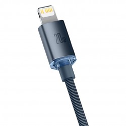 Καλώδιο Φόρτισης Baseus Crystal Shine Type-C to Lightning Cable 20W 2m Black (CAJY000301)