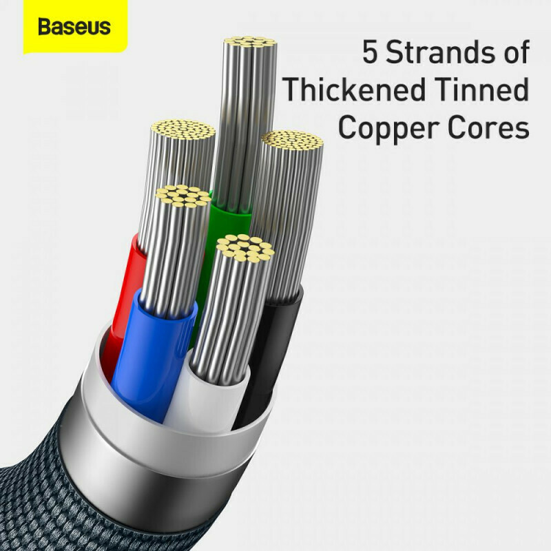 Καλώδιο Φόρτισης Baseus Crystal Shine Type-C to Lightning Cable 20W 2m Black (CAJY000301)