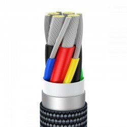 Καλώδιο Data Baseus Crystal Shine Type-C to Type-C 100W 2m Black  (CAJY000701)