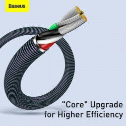 Καλώδιο Data Baseus Crystal Shine USB to Lightning  2m Black (CAJY000101)