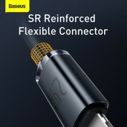 Καλώδιο Data Baseus Crystal Shine USB to Lightning  2m Black (CAJY000101)