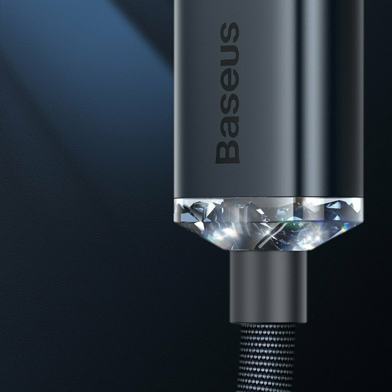 Καλώδιο Data Baseus Crystal Shine USB to Lightning 2m Blue (CAJY000103)