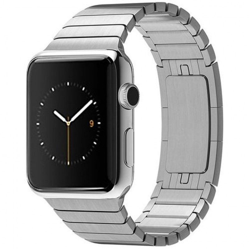 Ανταλλακτικό λουράκι QuickFit  Apple Watch 1/2/3/4/5/6/SE/7 (38/40/41mm) Stainless Linkband Silver