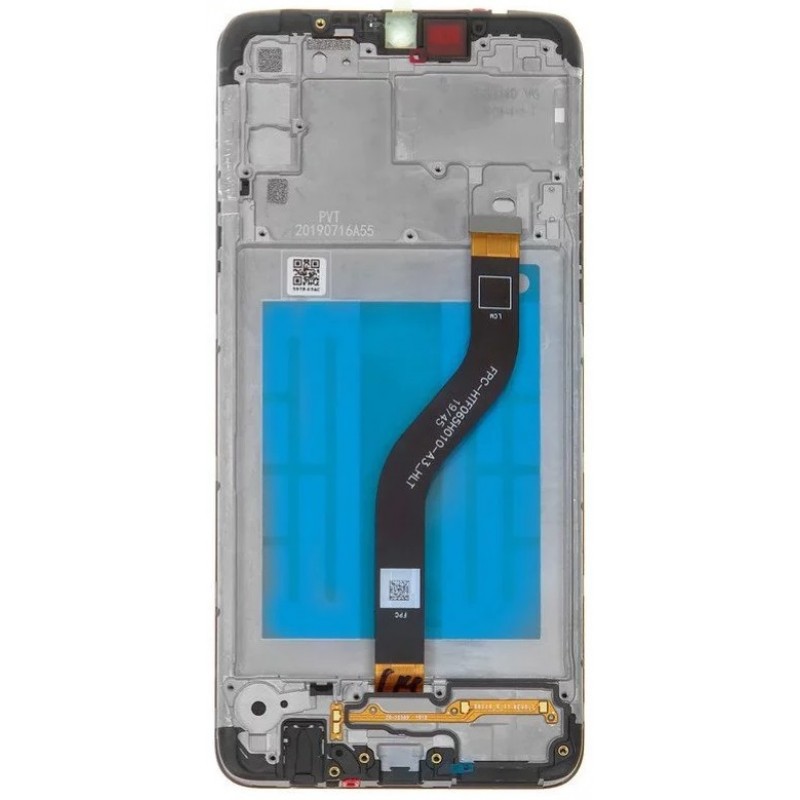 Γνήσια Οθόνη LCD Samsung Galaxy A20s A207 & Μηχανισμός Αφής Black (Original) GH81-17774A με Πλαίσιο 3 Χρόνια Εγγύηση