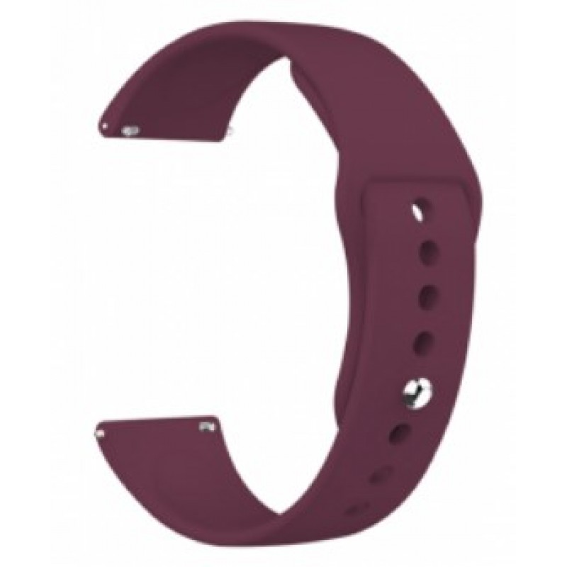 Ανταλλακτικό λουράκι QuickFit Smoothband Samsung Galaxy Watch (46mm) / GEAR S3 / Watch 3 (45mm) (22mm) Wine Red 
