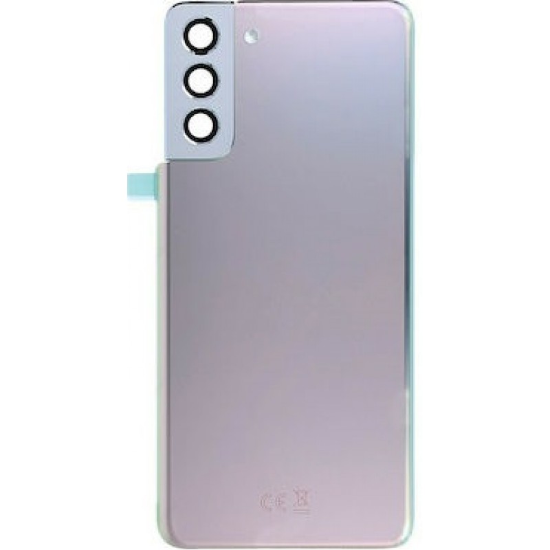 Καπάκι Μπαταρίας Samsung Galaxy S21 5G SM-G991 Phantom Violet (Original) GH82-24519B with Camera Glass