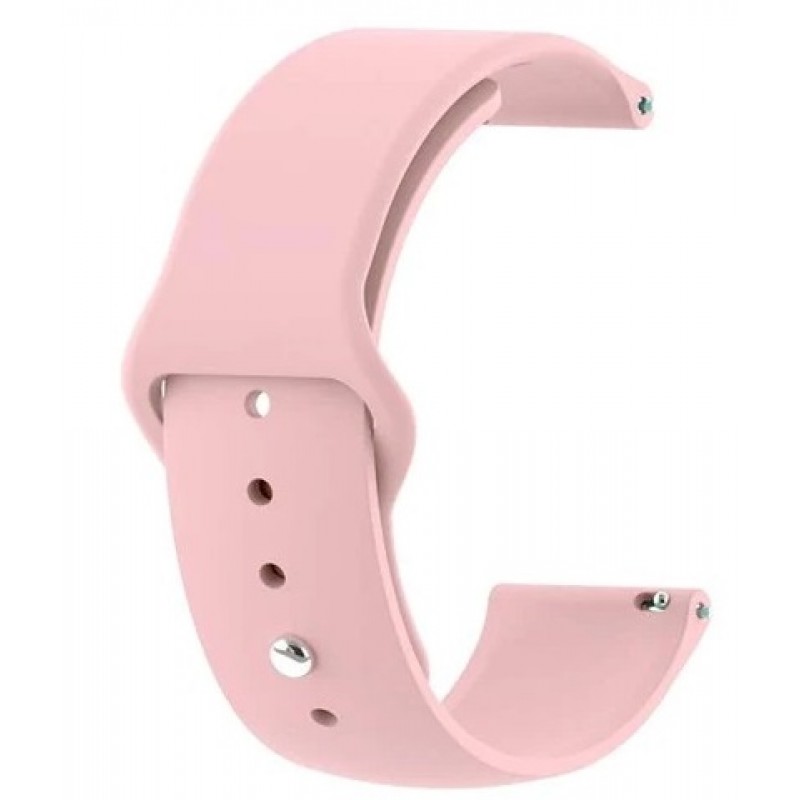 Ανταλλακτικό λουράκι QuickFit Smoothband Pink για Samsung Galaxy Watch3(45mm)/Watch(46mm)/Huawei Watch 3 (46mm)/ Watch 3 Pro (48mm)/GT 2/Pro/Honor GS Pro/Amazfit GTR 3 (46mm)/GTR 3 Pro/GTR(47mm)/ Stratos 3(48mm) (22mm)
