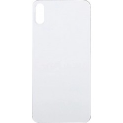 Καπάκι Μπαταρίας με Αυτοκόλλητη Ταινία Apple iPhone Xs Max Back Cover Glass White (OEM)