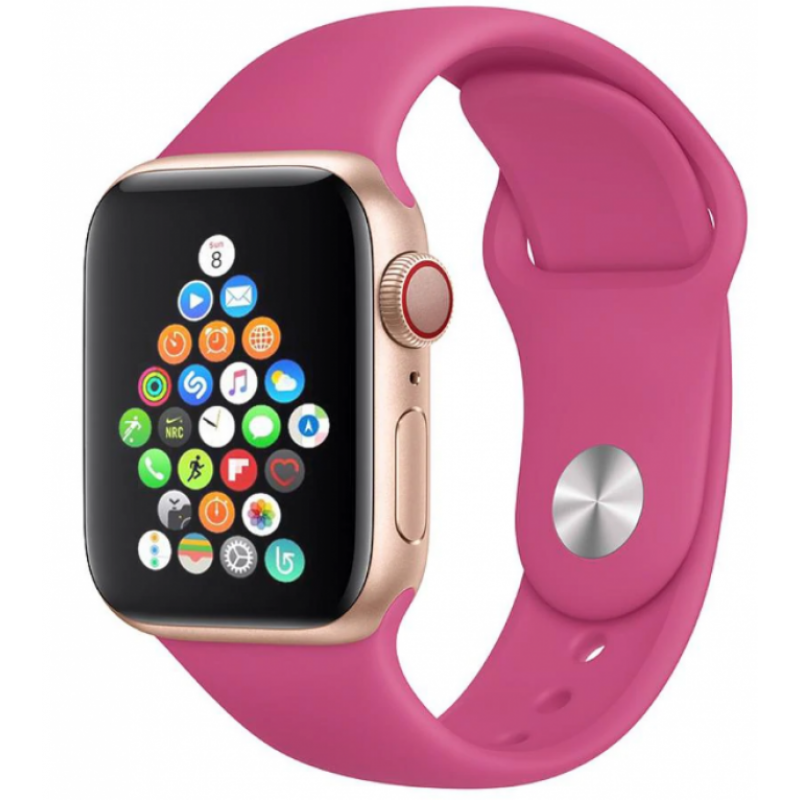 Ανταλλακτικό λουράκι QuickFit Samsung Galaxy Watch5 (40mm & 42mm)/Watch4 (40mm & 44mm)/ Watch4 Classic (42mm & 46mm)/ Watch3(41mm)/Active 2(40/44mm)/Amazfit GTS 3 (43mm)/GTR(42mm) (20mm)) Smoothband Dragon Fruit