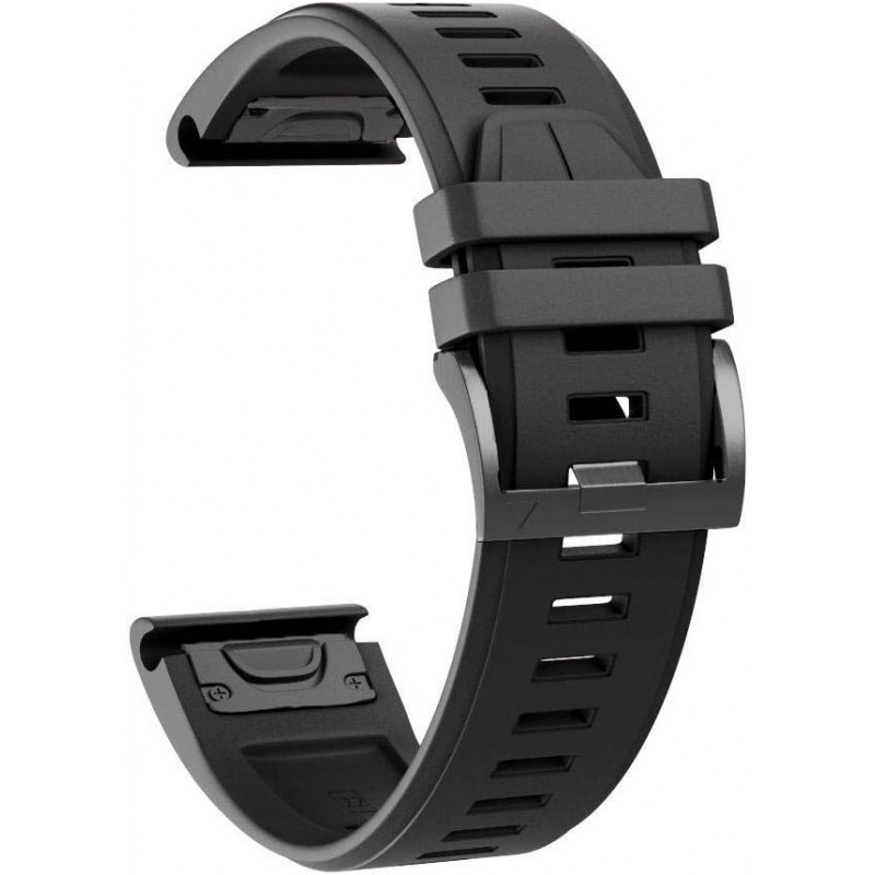 Ανταλλακτικό λουράκι QuickFit Garmin Fenix 3/5x/3HR/5X Plus/6x/6x Pro/7x Silicone Black (26mm) Ανταλλακτικό λουράκι QuickFit Garmin Fenix 3/5x/3HR/5X Plus/6x/6x Pro/7x Silicone Black (26mm)