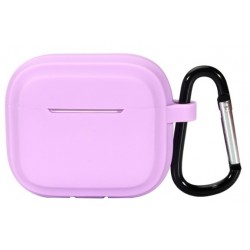 Θήκη TPU Apple Airpods Pro 1 / 2 Silicone Striped Skin Violet