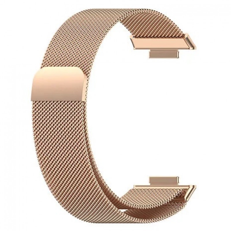 Ανταλλακτικό λουράκι QuickFit Huawei Watch Fit 2 Milanese Band Rose Gold