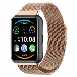Ανταλλακτικό λουράκι QuickFit Huawei Watch Fit 2 Milanese Band Rose Gold