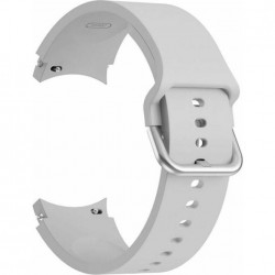Ανταλλακτικό λουράκι QuickFit Smoothband Color Braided Button White για Samsung Galaxy Watch 7 / 6 / 6 Classic / 5 / 5 Pro/ 4 / 4 Classic