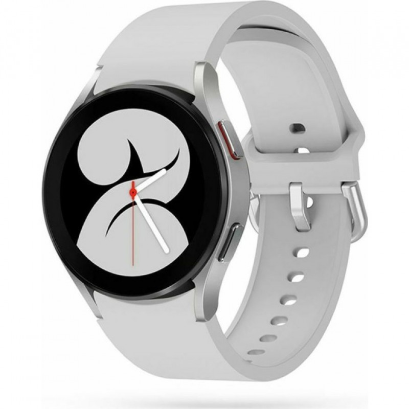 Ανταλλακτικό λουράκι QuickFit Smoothband Color Braided Button White για Samsung Galaxy Watch 7 / 6 / 6 Classic / 5 / 5 Pro/ 4 / 4 Classic