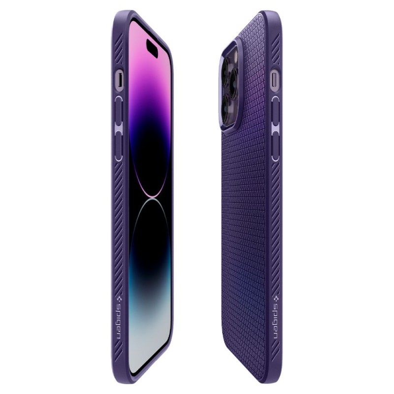 Θήκη Spigen Liquid Air Apple iPhone 14 Pro (6.1") Deep Purple (ACS05578)