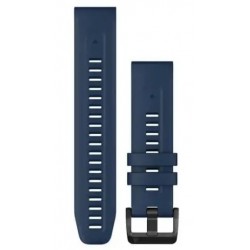 Ανταλλακτικό λουράκι QuickFit Black Buckle Blue για Samsung Galaxy Watch5 (40mm & 42mm)/Watch4 (40mm & 44mm)/ Watch4 Classic (42mm & 46mm)/ Watch3(41mm)/Active 2(40/44mm)/Amazfit GTS 3 (43mm)/GTR(42mm) (20mm)