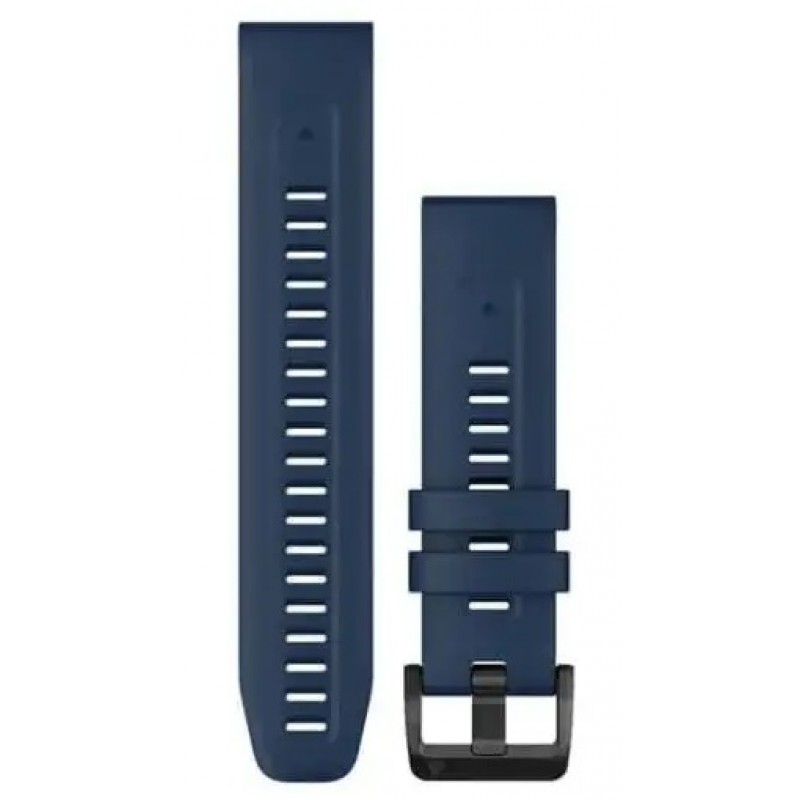 Ανταλλακτικό λουράκι QuickFit Black Buckle Blue για Samsung Galaxy Watch5 (40mm & 42mm)/Watch4 (40mm & 44mm)/ Watch4 Classic (42mm & 46mm)/ Watch3(41mm)/Active 2(40/44mm)/Amazfit GTS 3 (43mm)/GTR(42mm) (20mm)