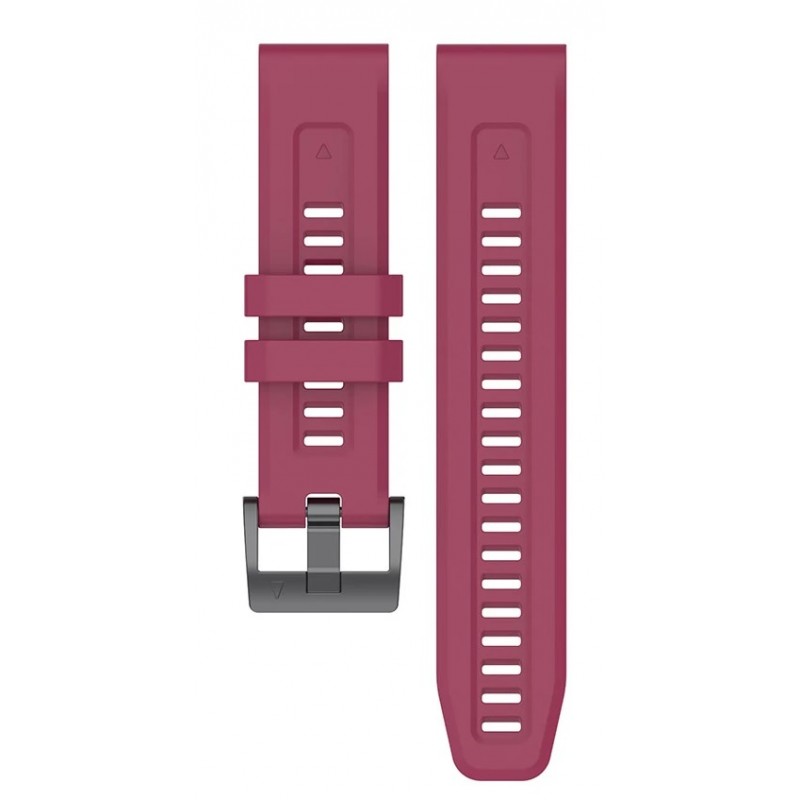 Ανταλλακτικό λουράκι QuickFit Garmin Fenix 5/5 Plus/6/6 Pro/7/Forerunner 945/935 Sportband Grid Texture Burgundy (22mm)