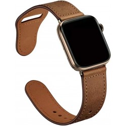 Ανταλλακτικό λουράκι QuickFit Leather Apple Watch 1/2/3/4/5/6/SE/7/8 (42/44/45/49mm) Brown