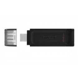 Kingston Pendrive DT70 64GB Type-C 3.2 Black (DT70/64GB)