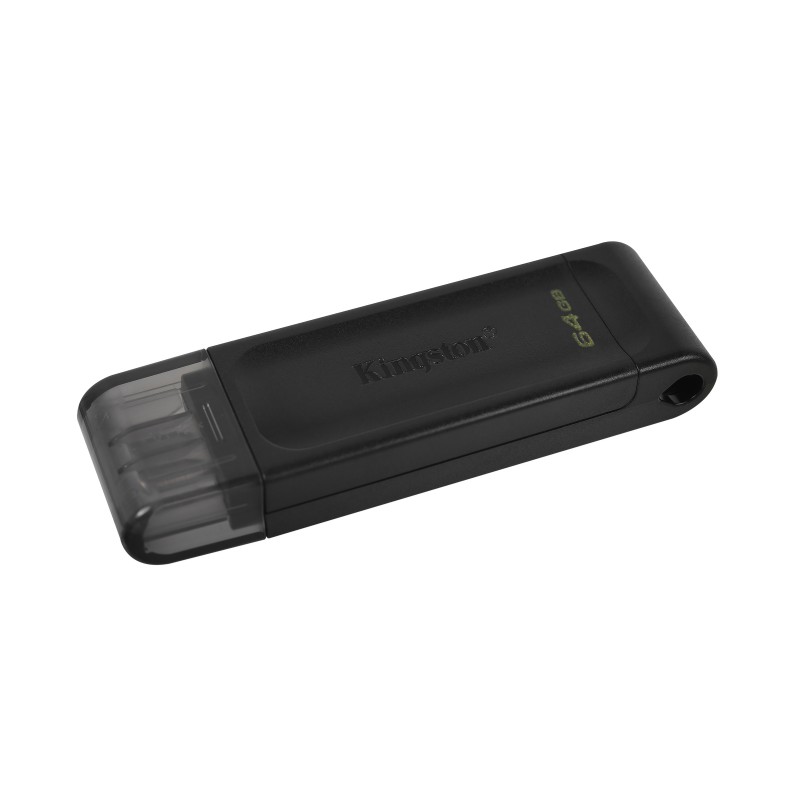 Kingston Pendrive DT70 64GB Type-C 3.2 Black (DT70/64GB)