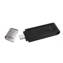 Kingston Pendrive DT70 64GB Type-C 3.2 Black (DT70/64GB)